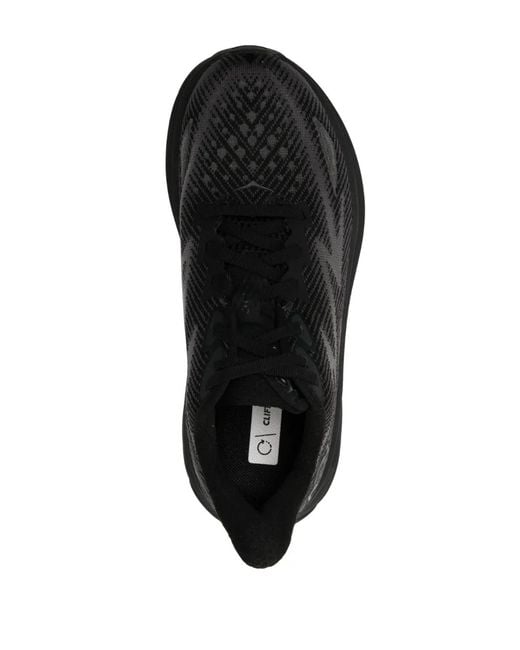 Hoka One One Black Clifton Running Sneakers for men