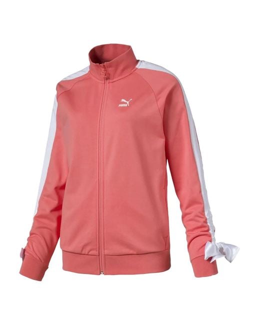 PUMA Red Bow-Detail Sweatshirt