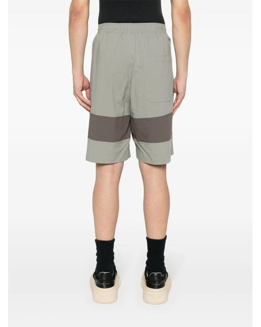 Craig Green Gray Barrel Cotton Bermuda Shorts for men