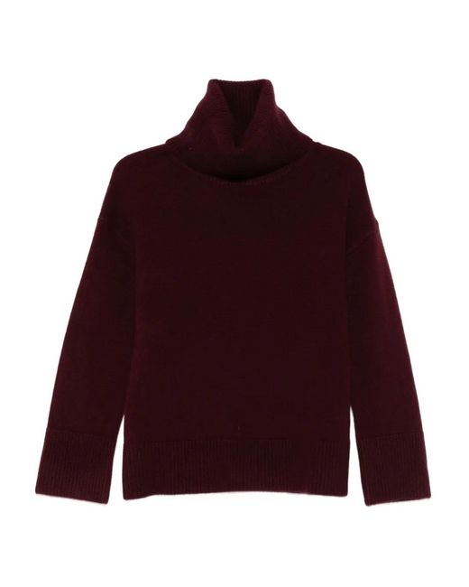 Philo-Sofie Cashmere Red Roll-Neck Sweater