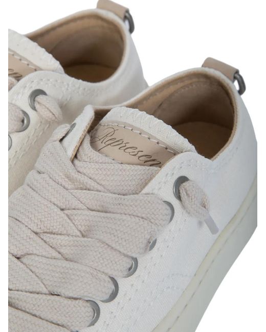 Represent Natural Rep-Cap Lace-Up Sneakers for men