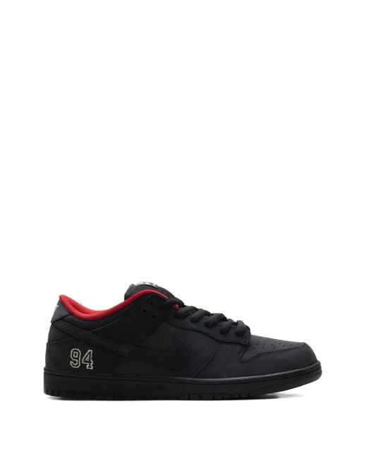 Nike Black Sb Dunk Low "Supreme for men