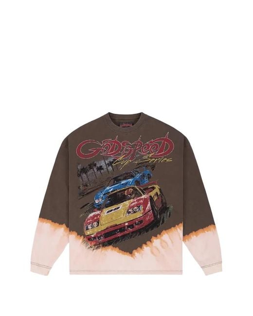 Godspeed Brown Graphic Sweatshirt for men
