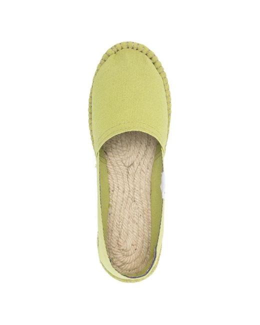 A.P.C. Green Woven Espadrilles