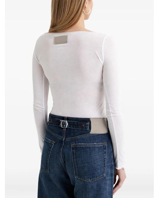 AYA MUSE Top Met Boothals in het White