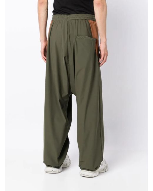 Pantalones anchos con cordones Maison Mihara Yasuhiro de hombre de color Green