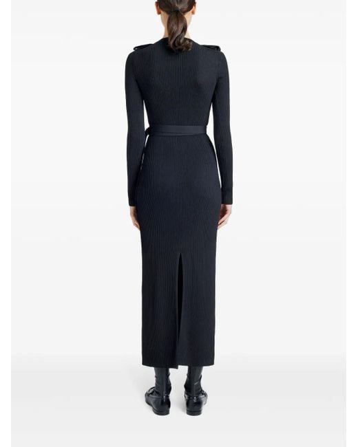 Proenza Schouler Black Lauryn Maxi Dress