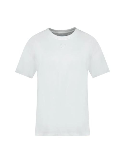 3.PARADIS White Embroidered T-Shirt