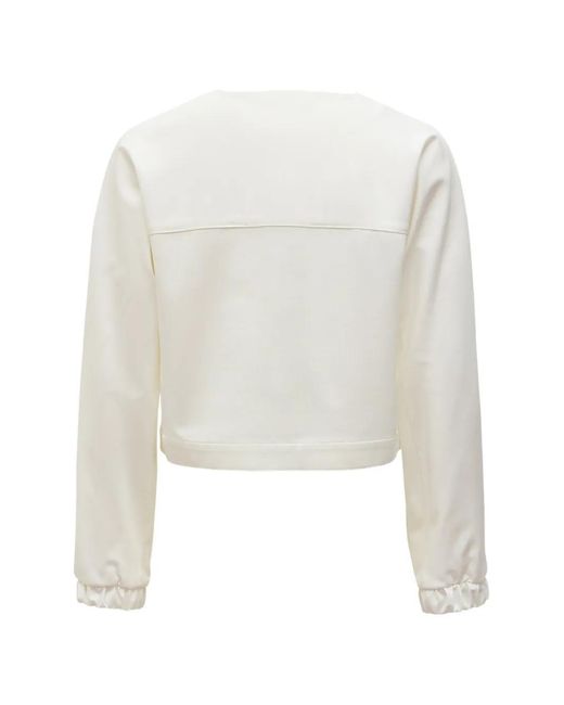 Max Mara White Zip Jacket