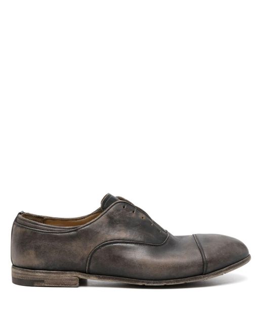 Chaussures oxford en cuir Premiata pour homme en coloris Brown