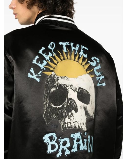 Undercover Black Cotton Bomber Jacket for men