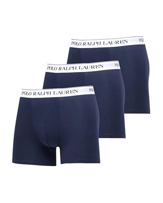 メンズ Polo Ralph Lauren ロゴ ボクサーパンツ セット Blue