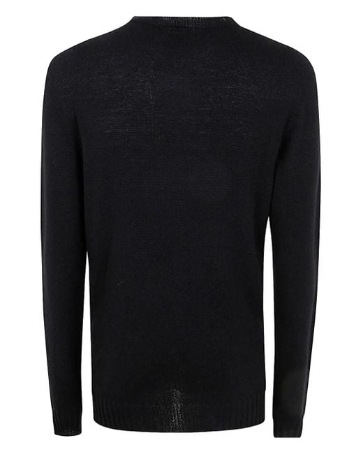 MD75 Black Cashmere Jumper for men