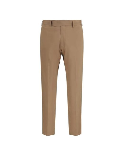 Germano 1952 Natural Tailored Straight-Leg Trousers for men