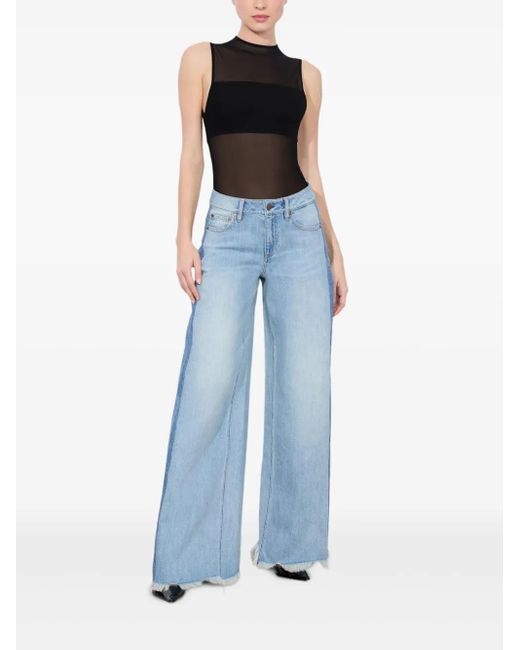 Alice + Olivia Black Bandeau Bodysuit