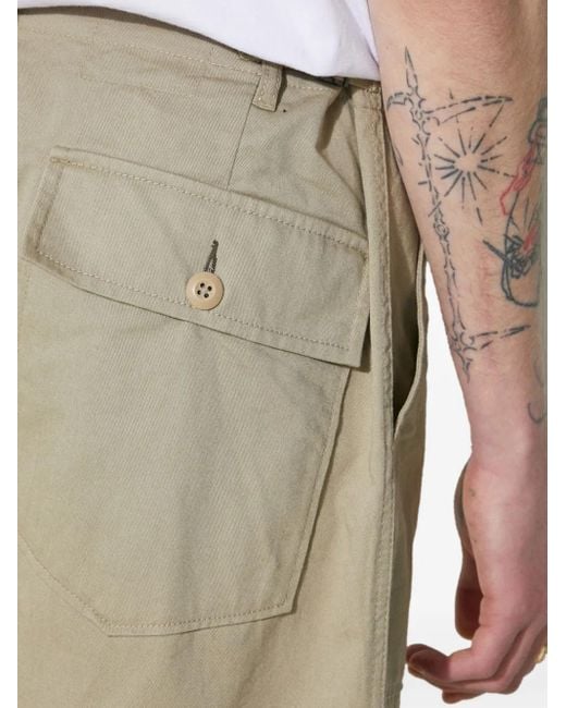 Pantalones con bolsillos de parche Universal Works de hombre de color Natural