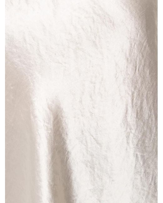 Vince White Flowing Blouse With Adjustable Straps