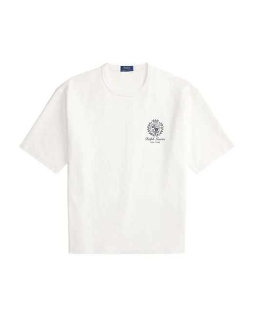 Polo Ralph Lauren White Knit-T-Shirt for men