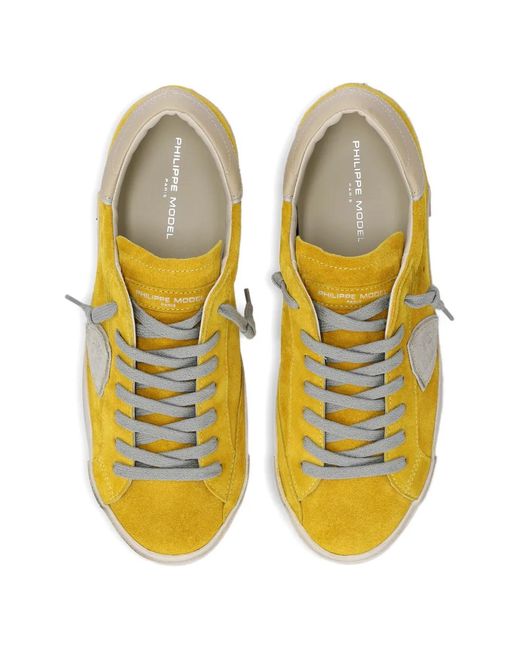 Philippe Model Yellow Baskets Prsx En Cuir for men