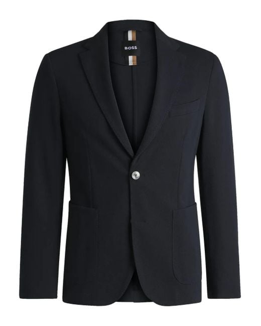 Boss Black Cotton-Blend Blazer for men