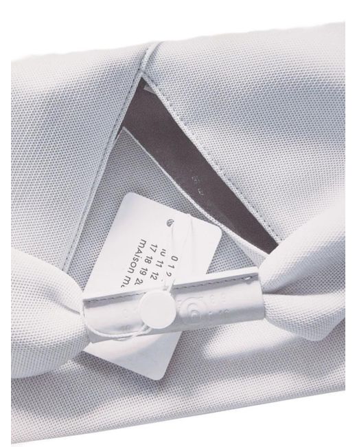 MM6 by Maison Margiela White Trompe L'Oeil Japanese Clutch