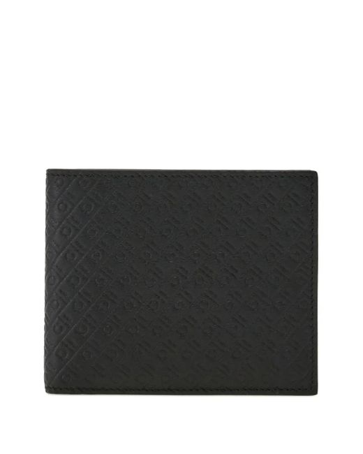 Ferragamo Black Gancini-Motif Wallet for men