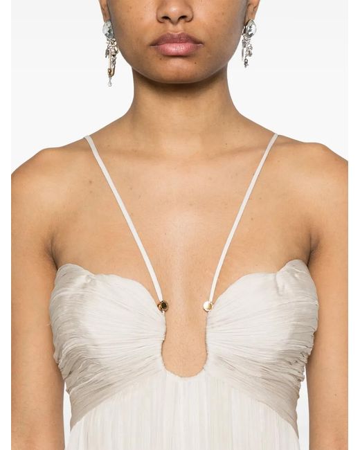 Maria Lucia Hohan White Jara Maxi Dress
