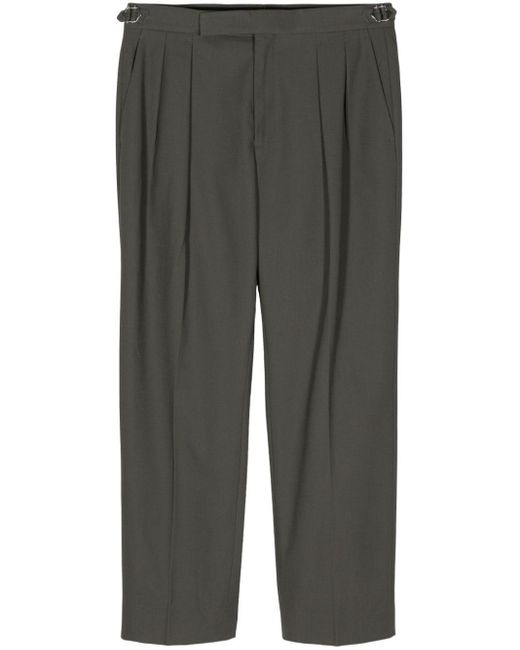 Paul Smith Gray Double-pleat Tailored Trousers for men