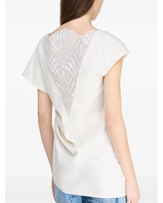 J. W.Anderson Top Drappeggiato Asimmetrico di J.W. Anderson in White