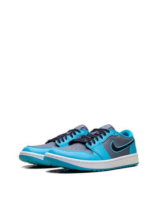 Nike Blue Air 1 Logo Sneakers