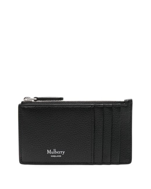Mulberry Black Continental Zipped Cardholder