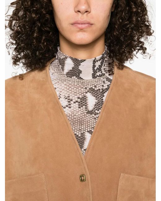 Forte_forte Natural Suede Jacket
