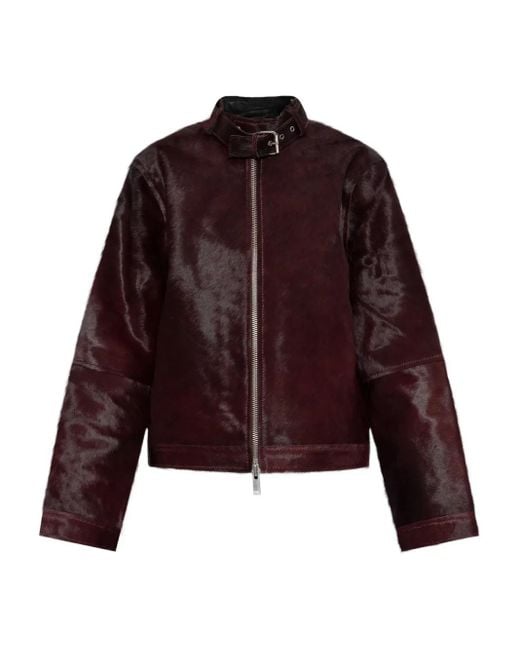 Samsøe & Samsøe Purple Salita Jacke mit Schnallendetail