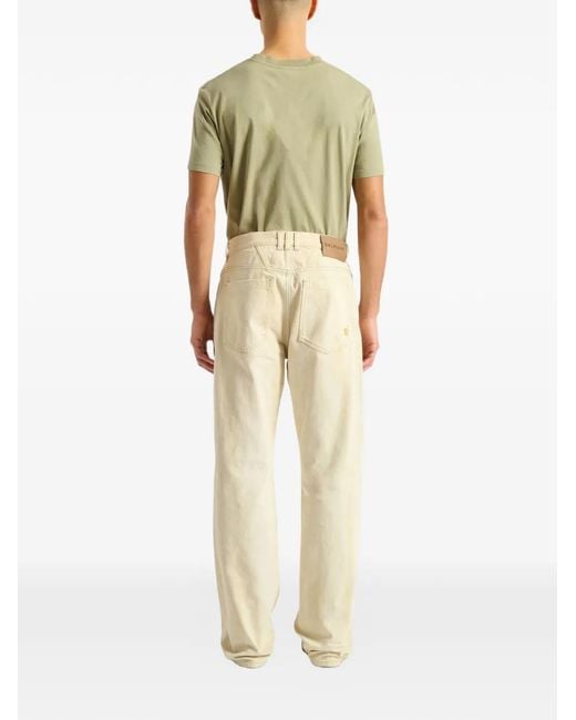 Balmain Natural Faded Denim Jeans for men