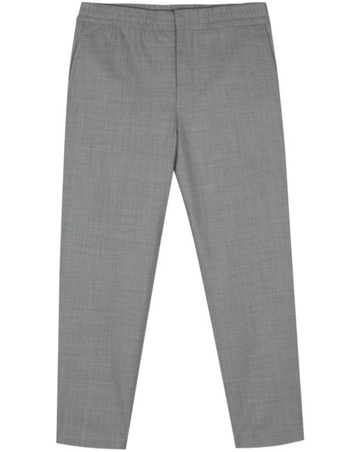 NN07 Gray Foss Tapered Trousers for men