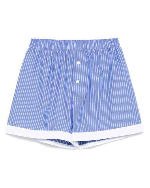 Woera ストライプ ショートパンツ Blue