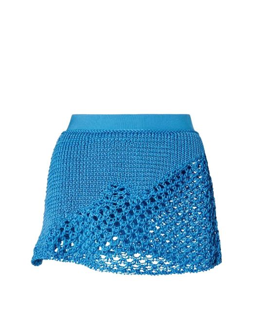 Falda Calada Fendi de color Blue