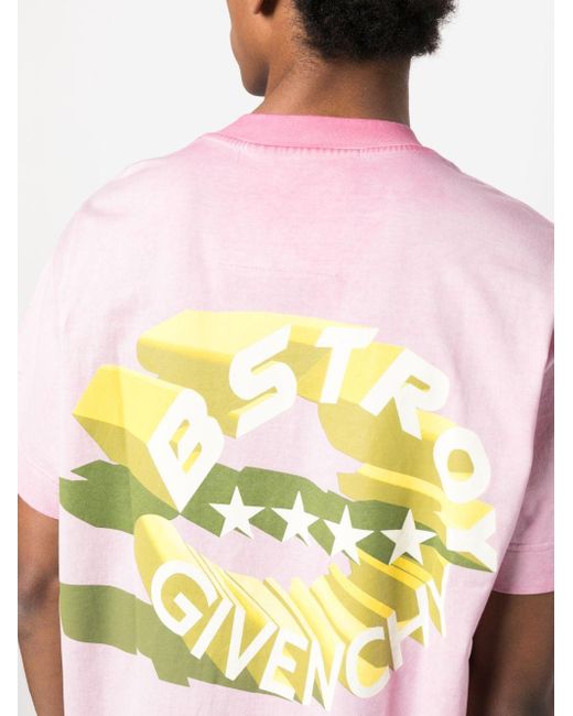Givenchy T-shirt Met Print in het Pink voor heren