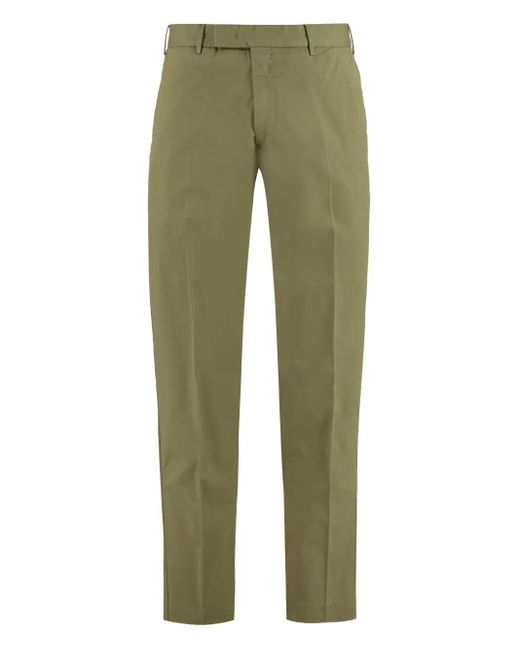 Pantalon Chino En Coton À Design Stretch PT Torino pour homme en coloris Green