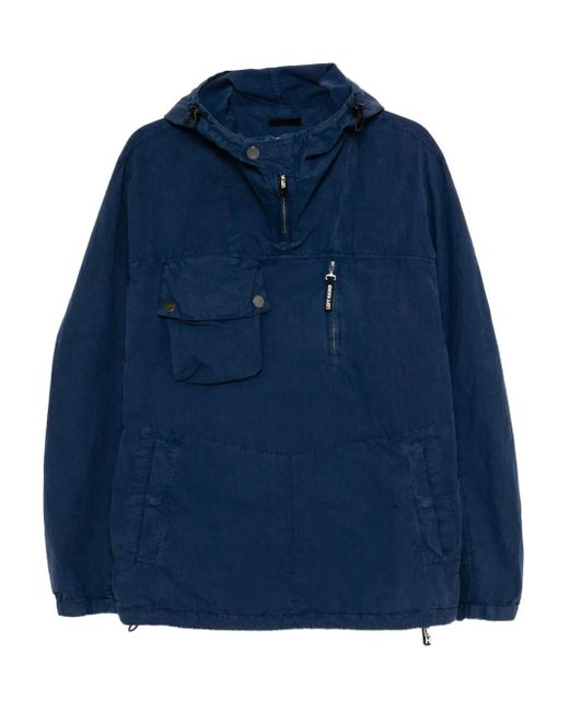 Left Hand Blue Adda Smock for men