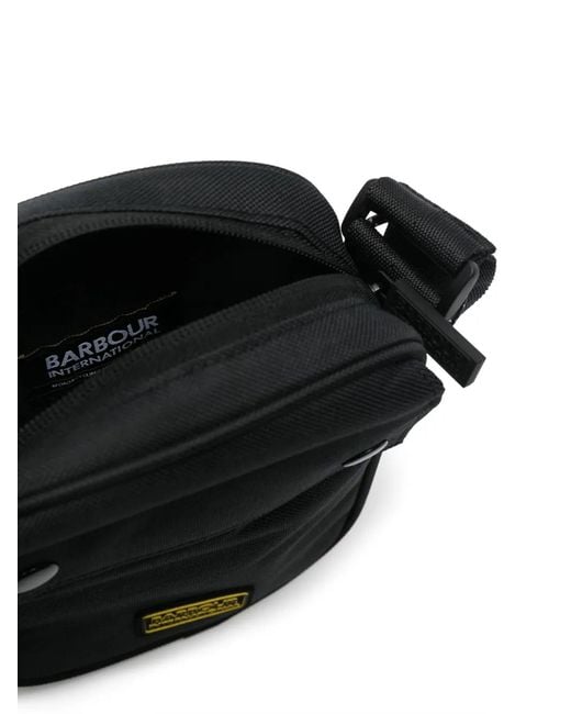 Barbour Black Knockhill Essential Bag for men