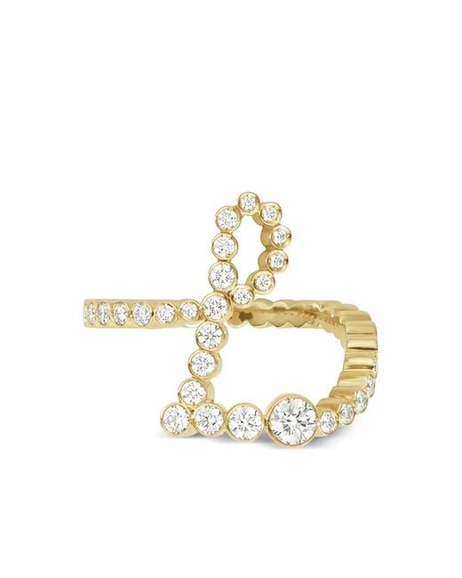 Sophie Bille Brahe レディース メタリック Ensemble L ダイヤモンド リング 18kイエローゴールド