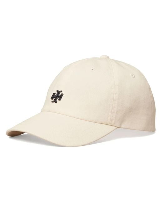 Tory Burch Natural Logo-Embroidered Baseball Cap