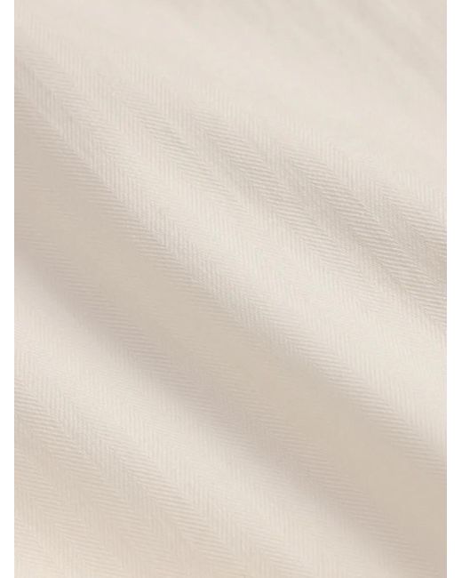 RRL White Buttoned Cotton Shorts for men