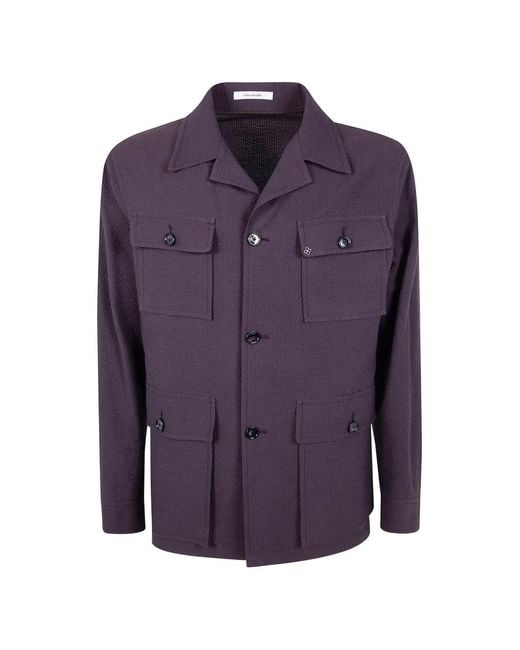 Tagliatore Purple "Tempest" Jacket for men