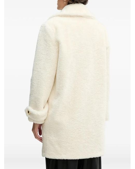 GAUDI Natural Buttoned-Cuff Coat