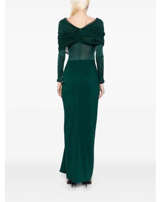 Robe Sonora Christopher Esber en coloris Green