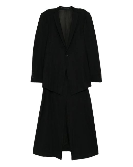 Julius Black Layered Coats for men