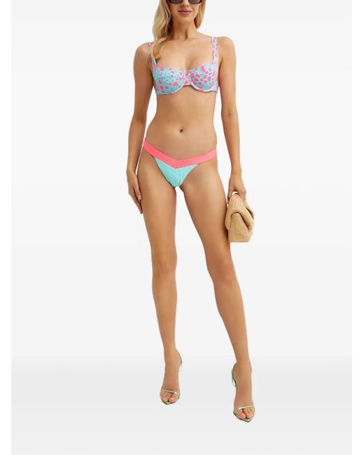 Beach Bunny Blue Karter Bikini Top