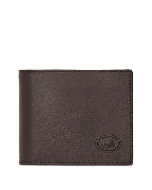The Bridge Brown Logo-Debossed Leather Wallet for men